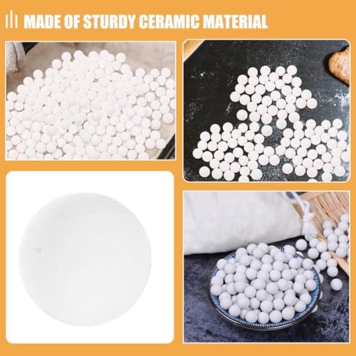 ABOOFAN 1 Bottle Ceramic Pie Baking Beans Reusable Clay for Blind