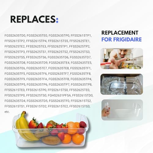 Lower Door Shelf Bin fits Frigidaire FFSS2615TP2 FFSS2615TS5