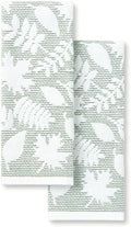 Martha Stewart Woodland Harvest Jacquard Leaves Kitchen Towel 2-Pack