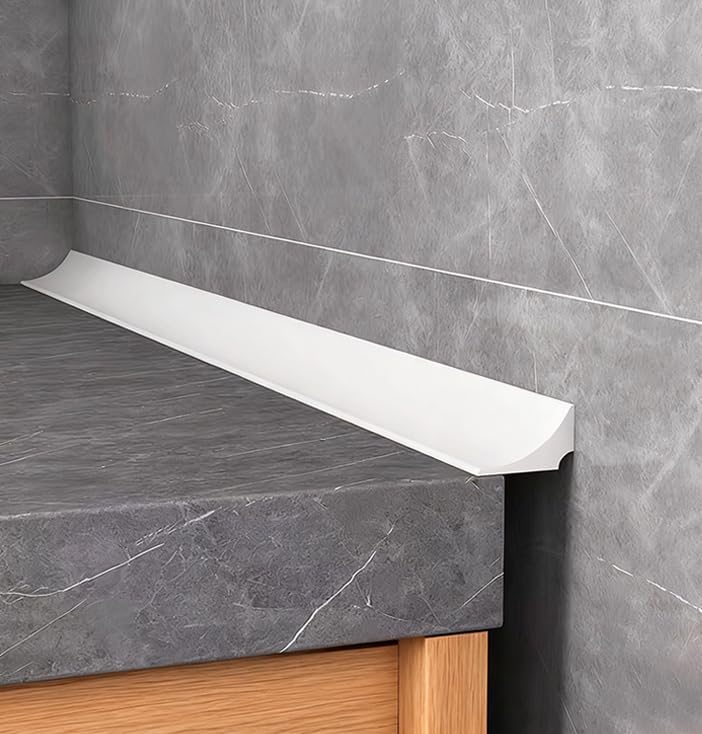 Water Barrier for Sink,Shower Threshold Water Dam Barrier,Waterproof