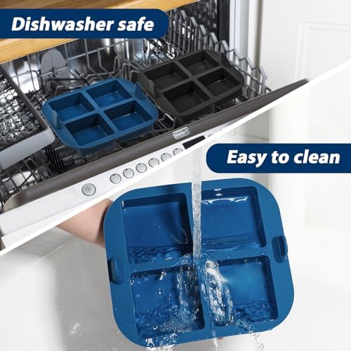 Webake Silicone Air Fryer Brownie Pan for Baking, Nonstick 2.6" Square