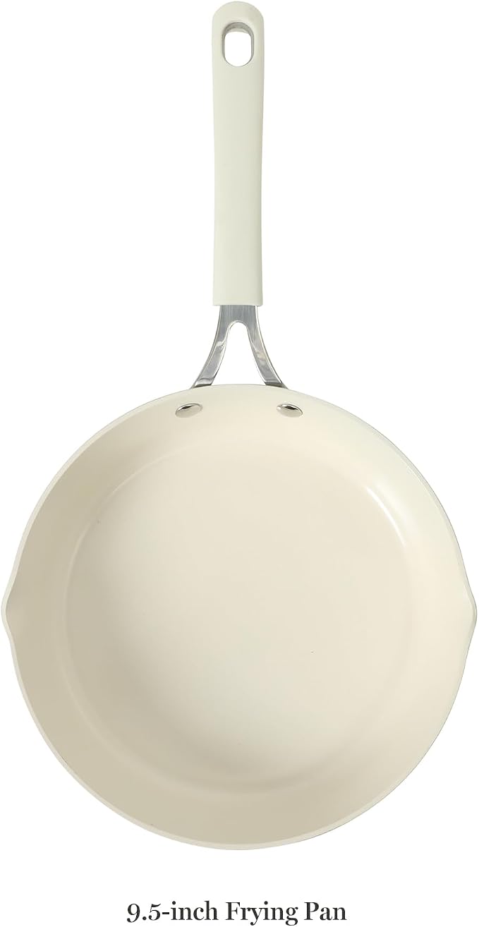 Martha Stewart Heathland 9.5 Inch Aluminum Cookware Non-Toxic Premium Ceramic - Image 3