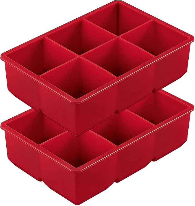 Houdini Large Cube Silicone Tray Ice Mold, 2 pack - Image 3