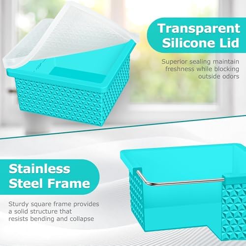 Silicone Freezer Molds for Soup Cube - 2-Cup Freezer Storage Container