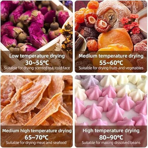 Commercial Food Dehydrator, 8-Layer, 30-90℃ Control