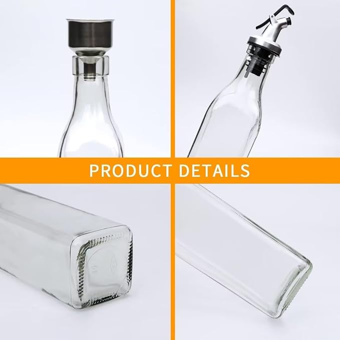 Salzesfalls 8 Pack 17oz Olive Oil Dispenser Bottle, Oil Dispenser - Image 3