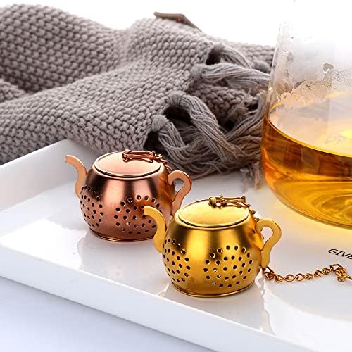 3 Pack Tea Infuser For Loose Tea Stainless Steel Reusable Strainer