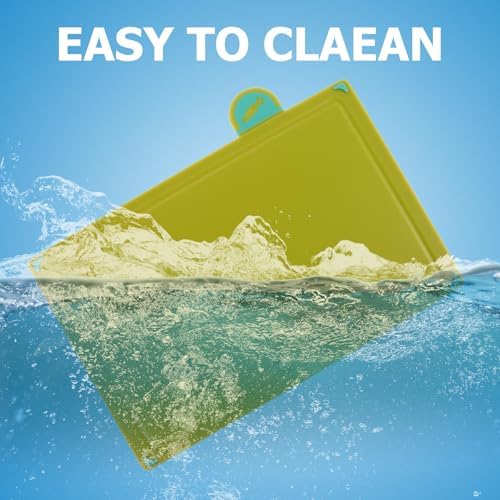 Plastic Cutting Board Set, Color Coded, Kitchen Use for Different Food