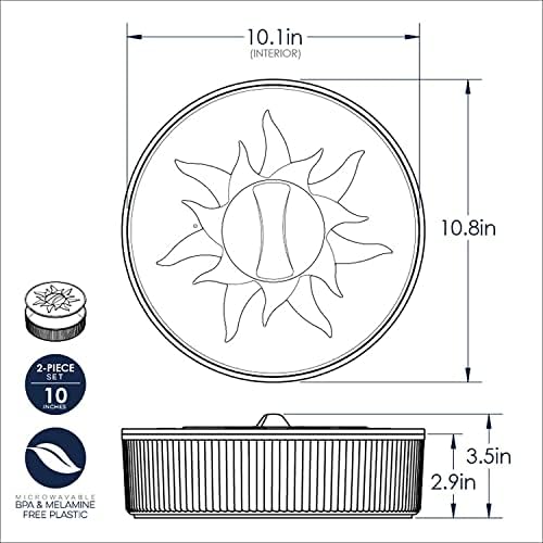 Nordic Ware Microwave Tortilla and Pancake Warmer, 10-Inch Holder