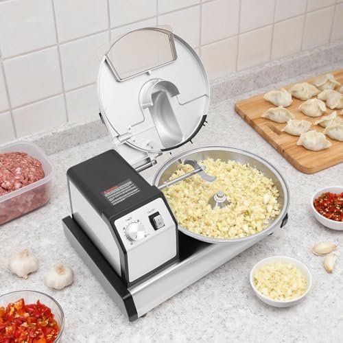 Commercial Food Processor, 250W Heavy Duty Electric Veggie Mincer with