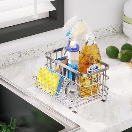 HapiRm Kitchen Sink Organizer, SUS304 Stainless Steel Rustproof