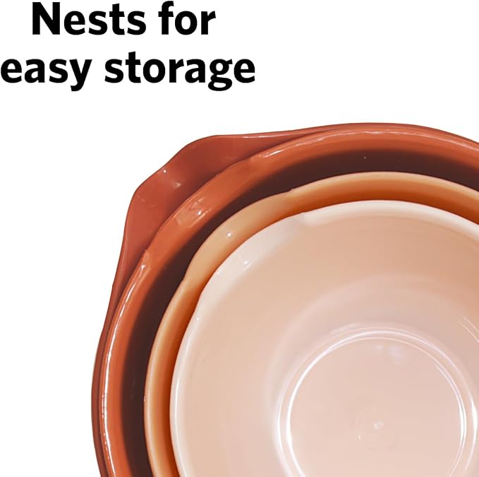 Glad Mixing Bowls with Pour Spout, Dishwasher Safe Kitchen Cooking and Baking - Image 4