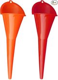 2PCS Long Neck Oil Funnels, Plastic Funnel by JOYCOURT