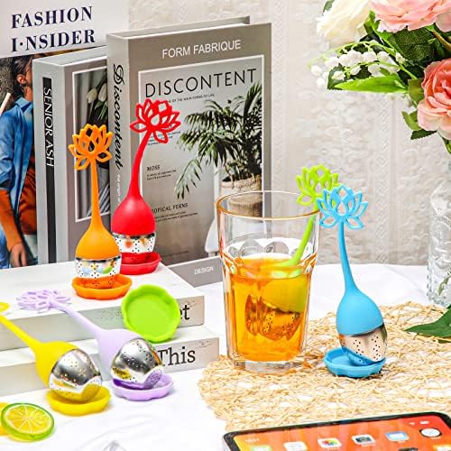 Remerry 6 Pack Silicone Tea Infuser for Loose Leaf, Stainless Steel