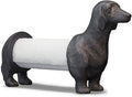 Vintage Dachshund Dog Paper Towel Holder Black Wiener Dog Tissue Towel Display by Synovana