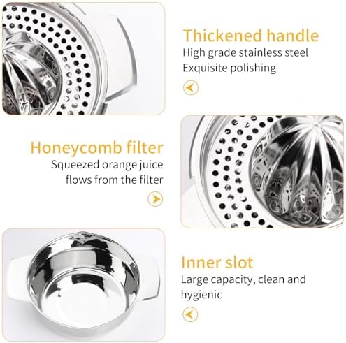 Stainless Steel Lemon Juicer Hand Squeezer