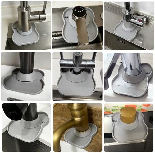 Silicone Faucet Mat for Kitchen Tap Compact Sink Splash Guard