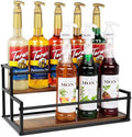 Coffee Syrup Organizer, 2-Tier 10-Bottle Rack