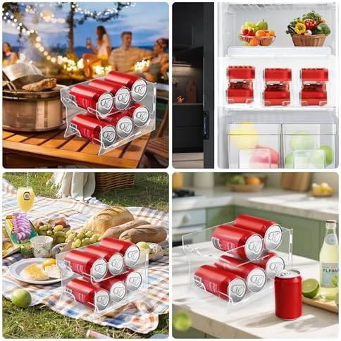 Mini Fridge Soda Can Organizer, Mini Fridge Soda Holder, Mini Fridge