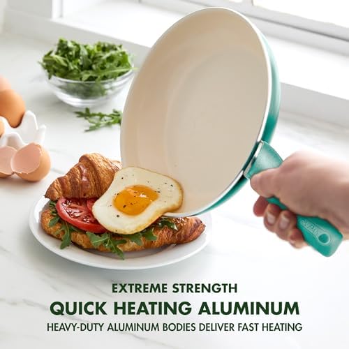 GreenPan Rio Healthy Ceramic Nonstick 8" Frying Pan Skillet and