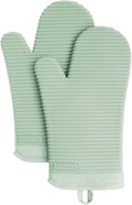 KITCHENAID Ribbed Soft Silicone Oven Mitt 2-Pack Set by KitchenAid