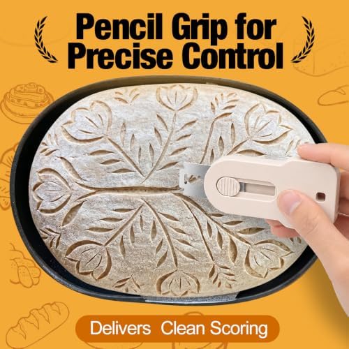 Extractable Bread Lame Sourdough Scoring Tool, 2PCS Bread Scorer & 10