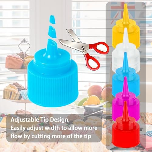 suoundey 10pcs Plastic Squeeze Writer Bottles, 30ml/60ml