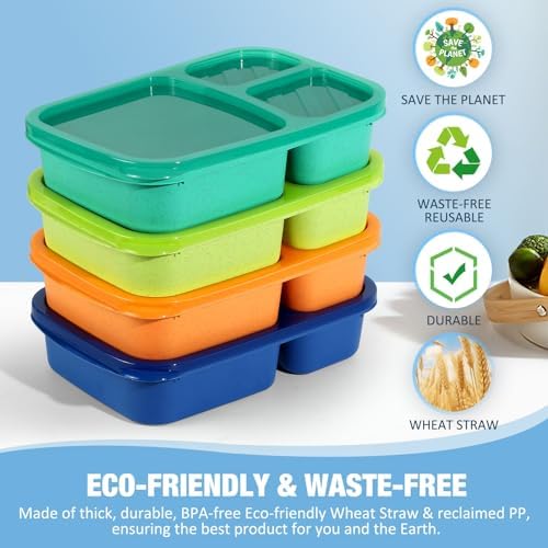 Caperci Bento Lunch Box Containers for Adults & Kids