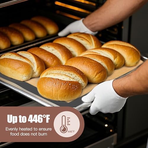 Silicone Baking Mat Set, 3 Pack, Gray
