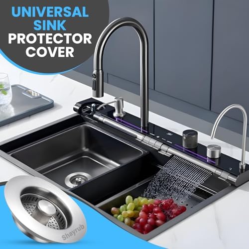 3 in 1 Kitchen Sink Drain Strainer Stopper, SUS Stainless Steel Food