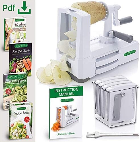 7-Blade Vegetable Spiralizer Pasta Maker