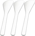 Pndeyo 3pcs Mini Stainless Steel Makeup Spatula, Reusable Cosmetic Cream by Pndeyo