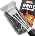 GRILLART Grill Brush and Scraper, 18" Stainless Steel