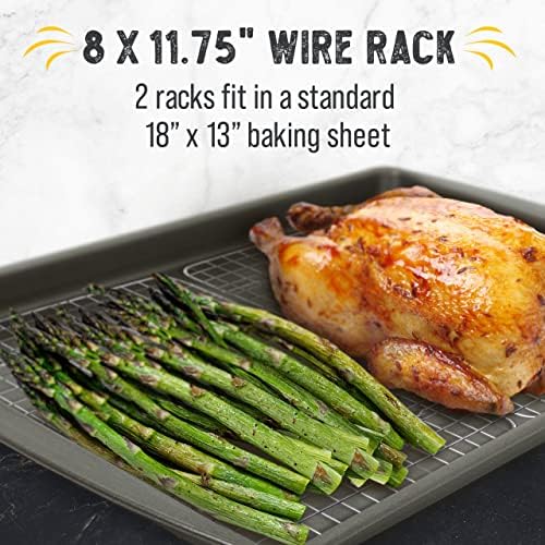 Checkered Chef Cooling Racks for Cooking and Baking - Cooling Wire