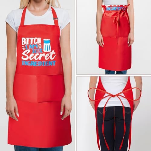 Haooryx Funny Cooking Aprons Cooking Baking Aprons Adjustable Neck