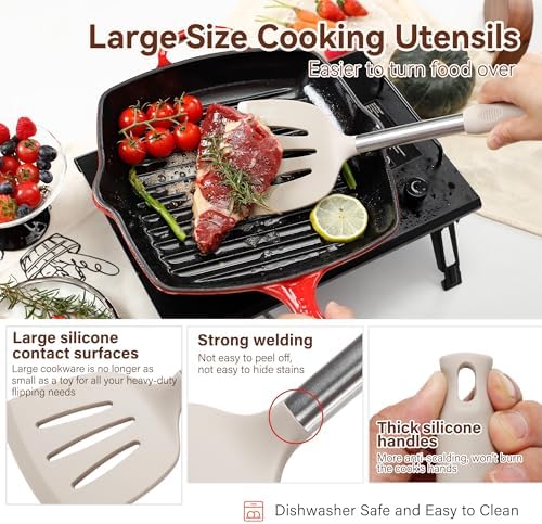 NCUE 35 Pcs Silicone Cooking Utensils Set, 446°F