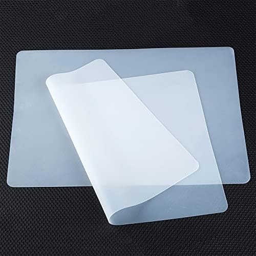 Large Clear Silicone Craft Mats, 13"W x 18"L