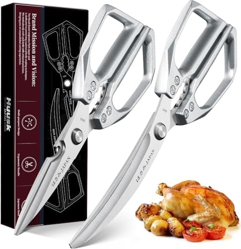 Huusk Kitchen Scissors for Food - Multifunction Kitchen Shears Heavy
