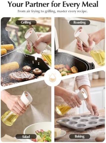 Danbark Oil Sprayer for Cooking, 9.5oz Glass