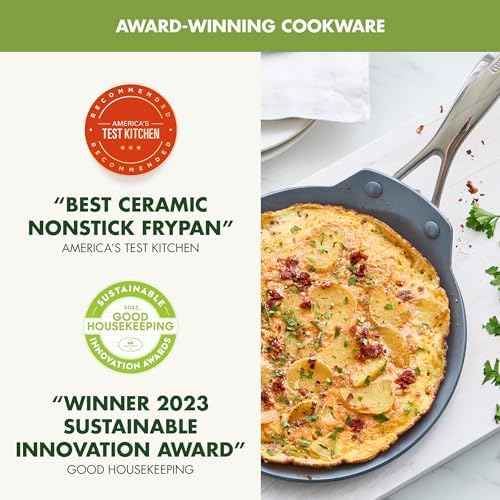 GreenPan Valencia Pro 9.5" Ceramic Nonstick Crepe Pan, Hard Anodized