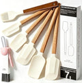 7 Piece Silicone Spatula Set, Food Grade Rubber Spatula with Packaging