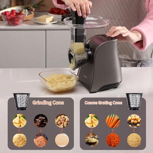 Electric Cheese Grater with 6 Attachments