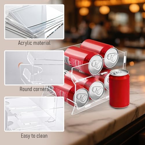Mini Fridge Soda Can Organizer, Mini Fridge Soda Holder, Mini Fridge