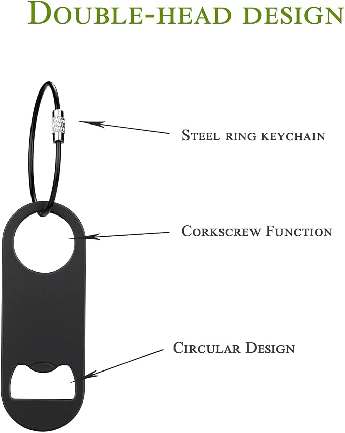 5 PACK Stainless Steel Flat Bottle Opener - Image 3