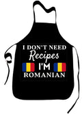 I Don't Need Recipes Novelty Chef Kitchen BBQ Apron Barber Chef Bib BBQ Kitchen by FaceYee