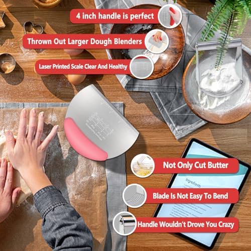 Pastry Cutter Dough Scraper Dough Cutter Scraper Tool Kitchen Pastry