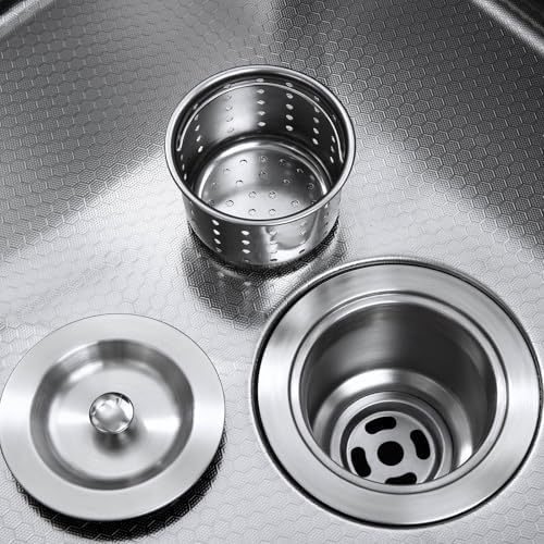 ROVOGO Kitchen Sink Drain Assembly with Strainer Basket