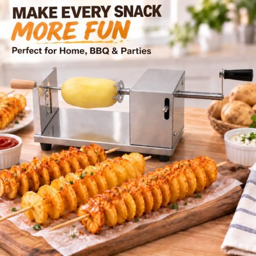 Twisted Potato Slicer, Tornado Curly Fry Cutter