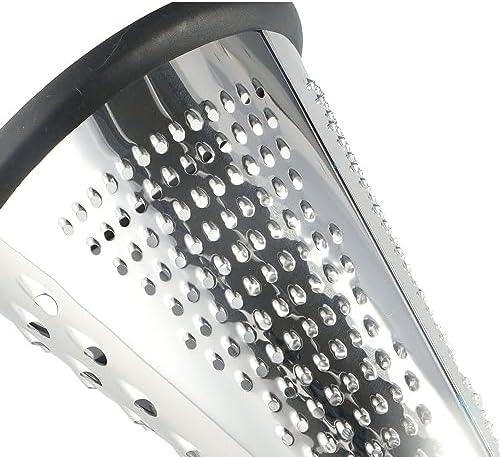 Stainless Steel Cheese Grater - Cone 3 Sided | Three Sides for Coarse