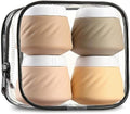 Gemice Silicone Cream Jars TSA Approved Travel Size Containers with